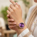 Iconic IWA Round Stone Dial Women’s Watch