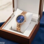 Iconic IWA Round Stone Dial Women’s Watch 2