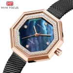Mother of Pearl Dial Quartz Watch For Ladies 2
