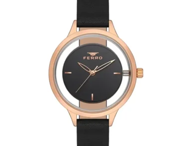 Radiant FL21234B-R Leather Strap Women’s Watch