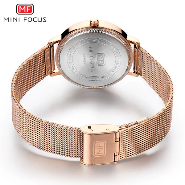 Radiant Mini Focus Rose Gold Mesh Ladies Watch 2 Radiant Mini Focus Rose Gold Mesh Ladies Watch 2