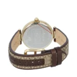 Refined Coach Park Brown Leather Watch — 039 2