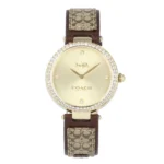 Timeless Coach Park Gold Watch — 032