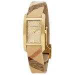 Vibrant Burberry Pioneer Gold Watch — 023