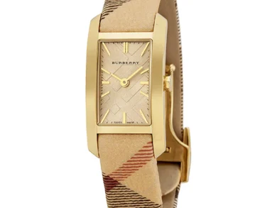 Vibrant Burberry Pioneer Gold Watch — 023