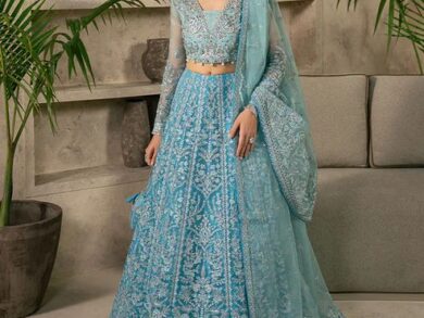 Ayesha’s Aqua Blue Wedding Dress 2