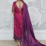 Ayesha’s Berry Magenta Party Dress 3