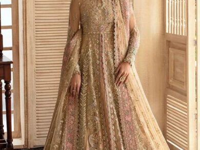 Ayesha’s Champagne Beige Party Dress