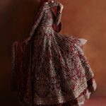 Ayesha’s Classic Burgundy Red Bridal Dress 3