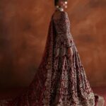 Ayesha’s Classic Burgundy Red Bridal Dress 4