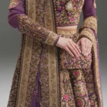 Ayesha's Deep Aubergine Party Dress