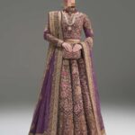 Ayesha's Deep Aubergine Party Dress 2