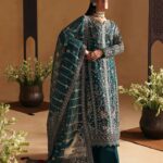 Ayesha’s Deep Teal Green Wedding Dress 1