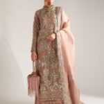 Ayesha’s Dusty Rose Peach Party Dress 1