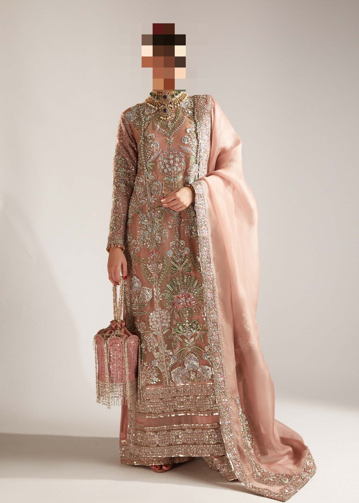 Ayesha’s Dusty Rose Peach Party Dress 1 Ayesha’s Dusty Rose Peach Party Dress 1