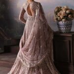 Ayesha’s Elegant Mauve Blush Bridal Dress 1