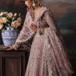 Ayesha’s Elegant Mauve Blush Bridal Dress 3
