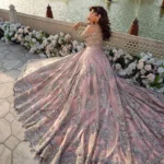 Ayesha’s Elegant Pastel Pink Bridal Dress 4