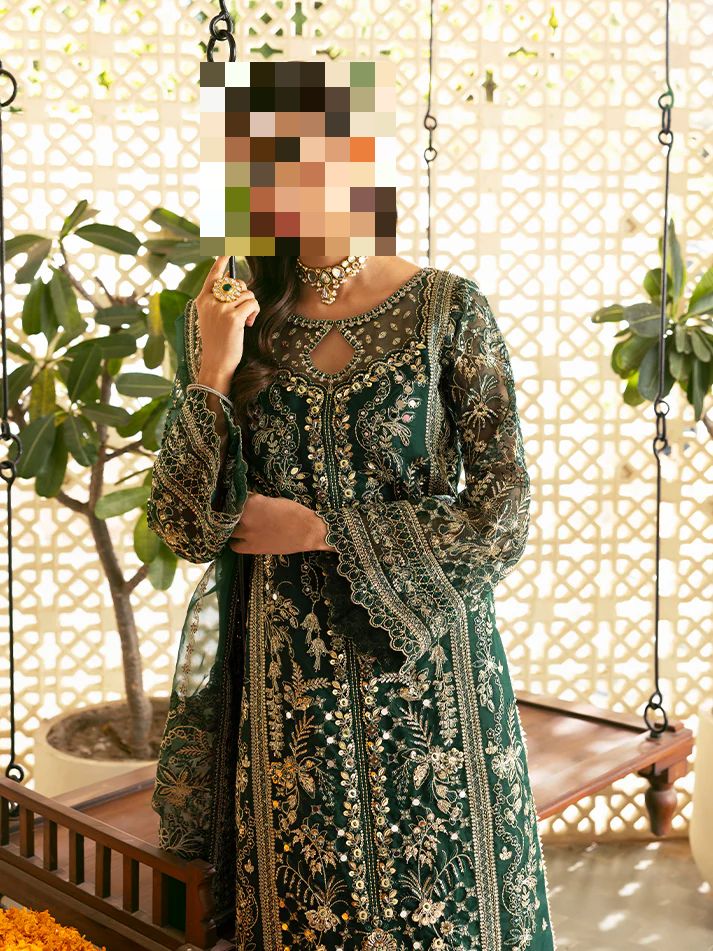 Ayesha’s Emerald Green Wedding Dress 2 Ayesha’s Emerald Green Wedding Dress 2