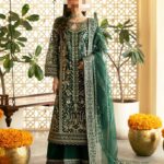 Ayesha’s Emerald Green Wedding Dress 3