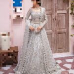 Ayesha’s Glacier Grey Bridal Dress