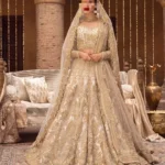 Ayesha’s Graceful Cream Bridal Dress 4