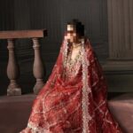 Ayesha’s Graceful Rust Bridal Dress 4