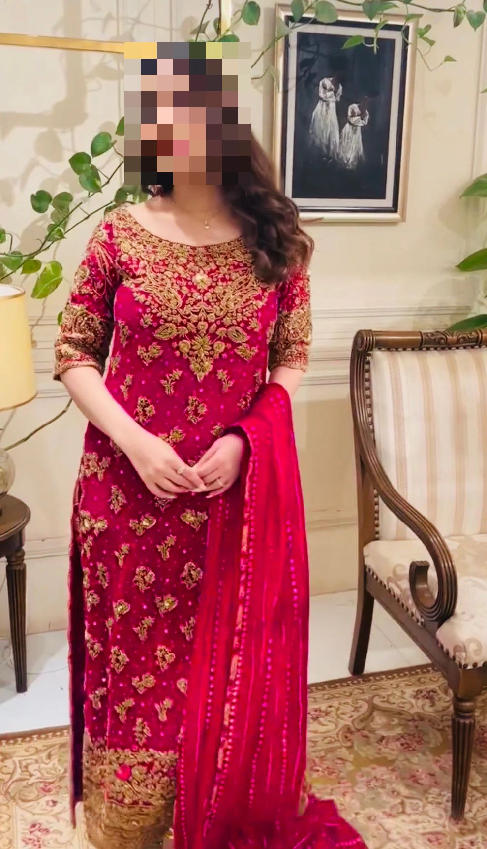 Ayesha’s Hot Pink Party Dress 1 Ayesha’s Hot Pink Party Dress 1