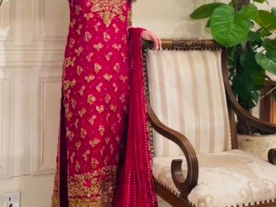 Ayesha’s Hot Pink Party Dress 2