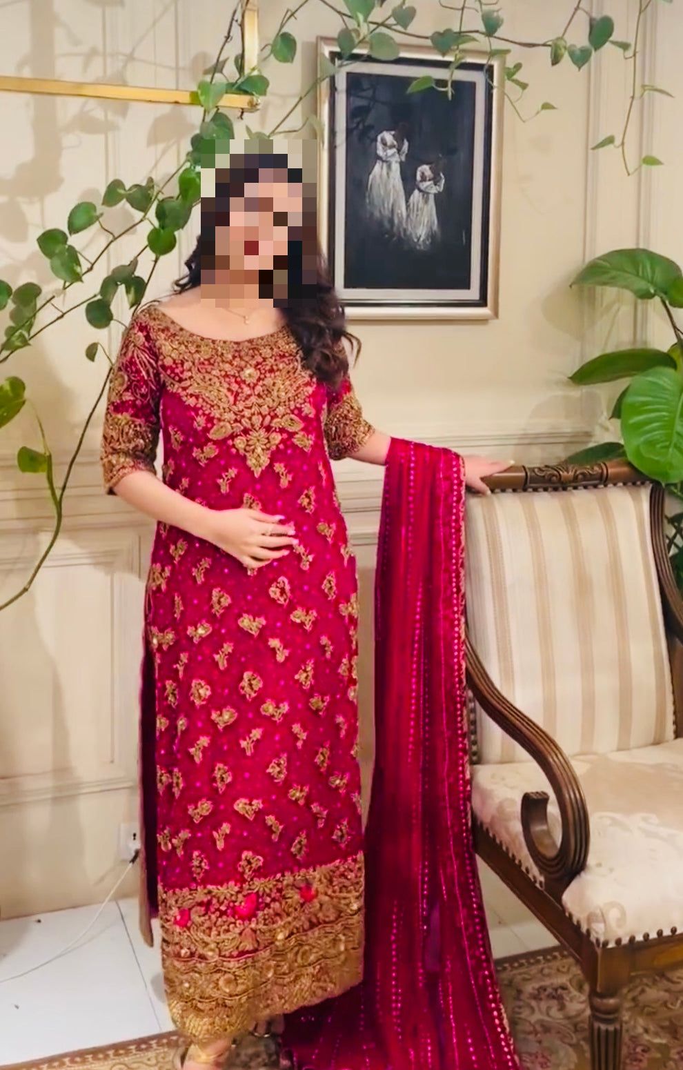 Ayesha’s Hot Pink Party Dress Ayesha’s Hot Pink Party Dress