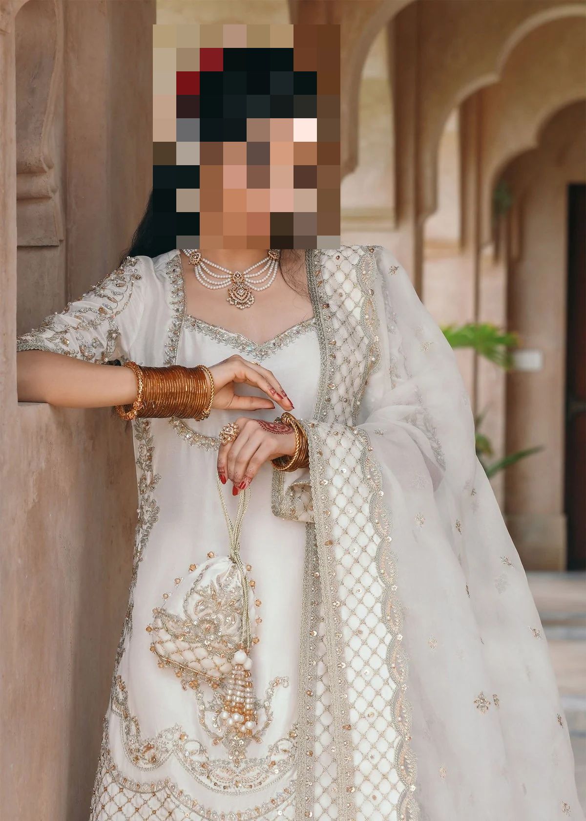 Ayesha’s Ivory Cream Party Dress 1 Ayesha’s Ivory Cream Party Dress 1