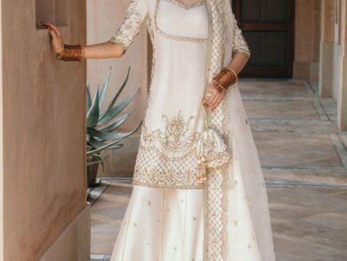 Ayesha’s Ivory Cream Party Dress 2