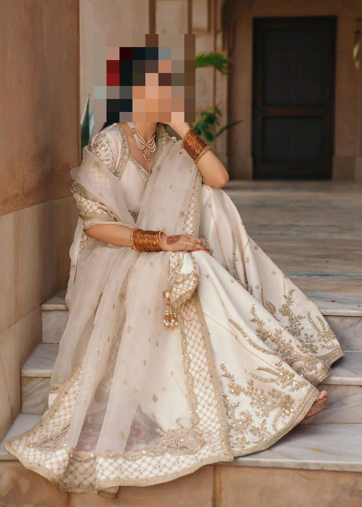 Ayesha’s Ivory Cream Party Dress Ayesha’s Ivory Cream Party Dress