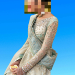 Ayesha’s Ivory & Soft Mint Green Wedding Dress 2