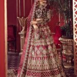 Ayesha’s Lavish Burgundy Bridal Dress