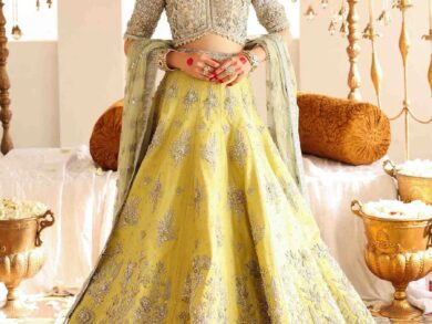 Ayesha’s Lemon Yellow Party Dress 2