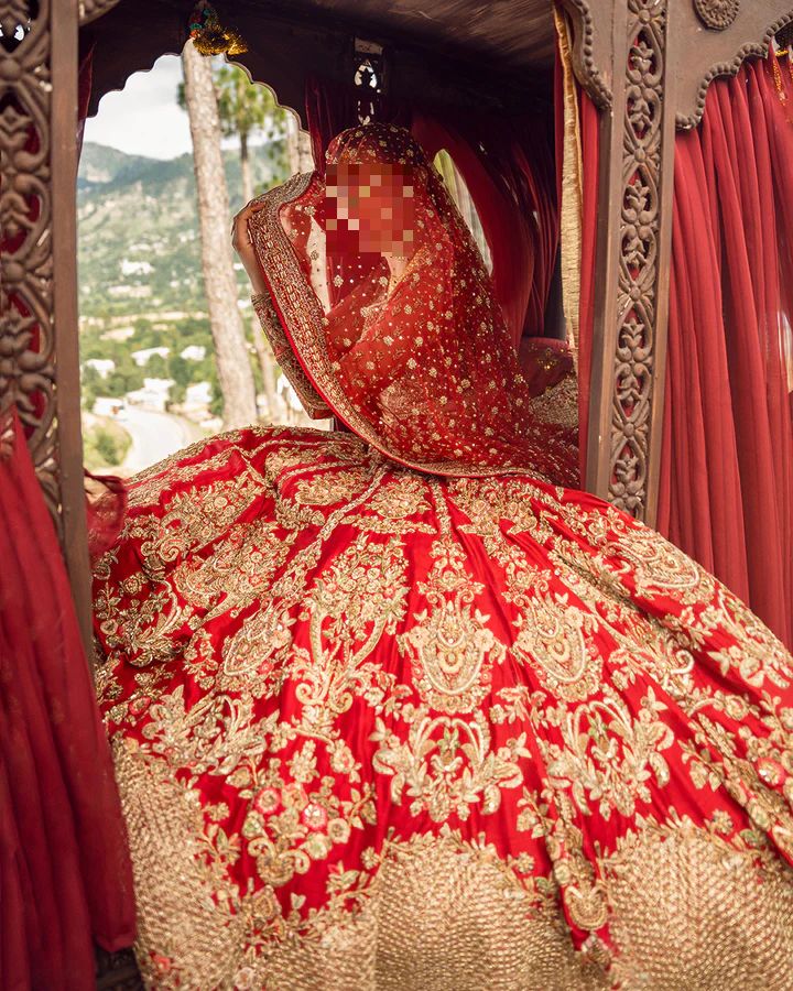 Ayesha’s Majestic Royal Red Bridal Dress 1 Ayesha’s Majestic Royal Red Bridal Dress 1