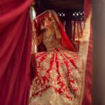 Ayesha’s Majestic Royal Red Bridal Dress 2