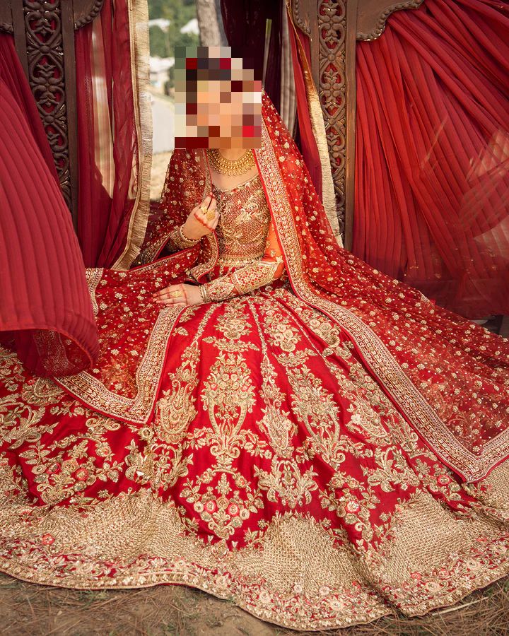 Ayesha’s Majestic Royal Red Bridal Dress 4 Ayesha’s Majestic Royal Red Bridal Dress 4
