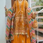 Ayesha’s Marigold Mustard Party Dress 1