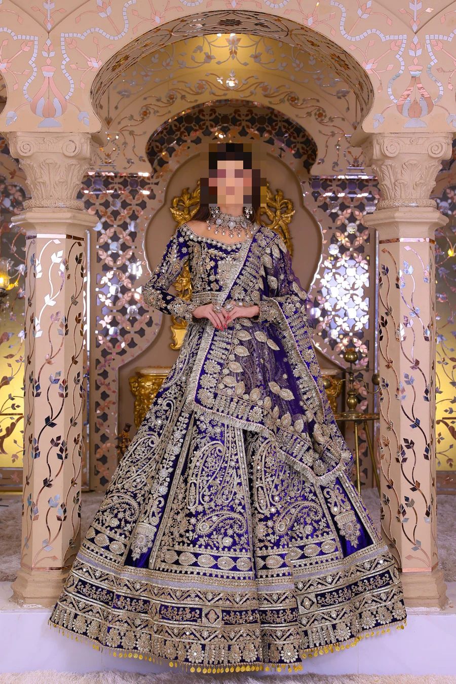 Ayesha’s Midnight Blue & Antique Silver Wedding Ayesha’s Midnight Blue & Antique Silver Wedding