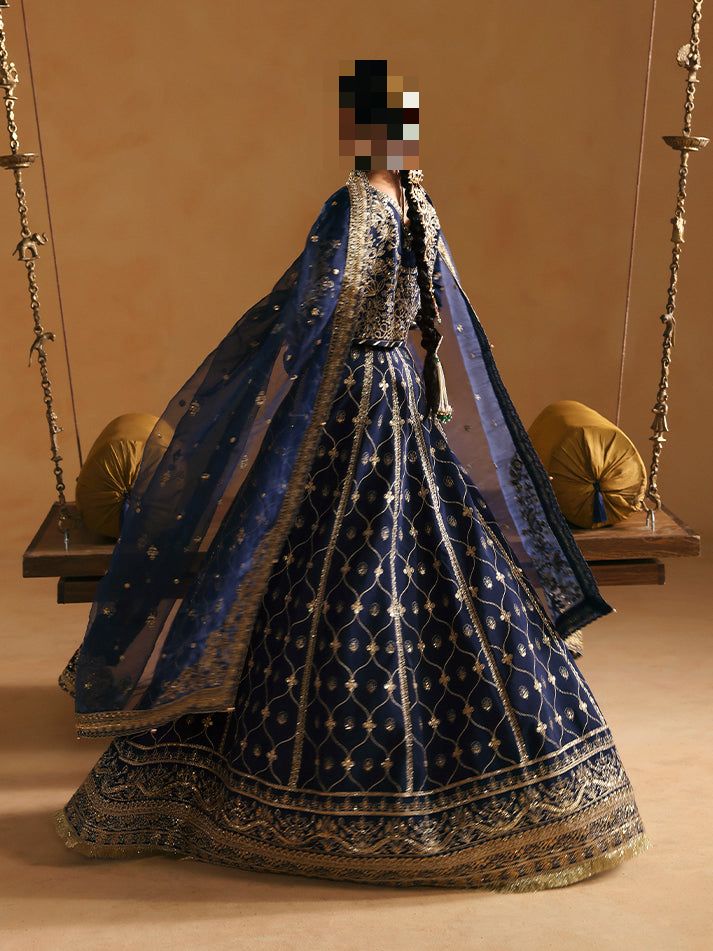 Ayesha’s Midnight Blue Wedding Dress 1 Ayesha’s Midnight Blue Wedding Dress 1