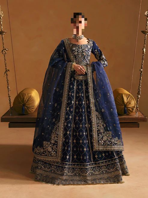 Ayesha’s Midnight Blue Wedding Dress 4 Ayesha’s Midnight Blue Wedding Dress 4