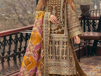 Ayesha’s Moss Green Formal Wedding Dress 3