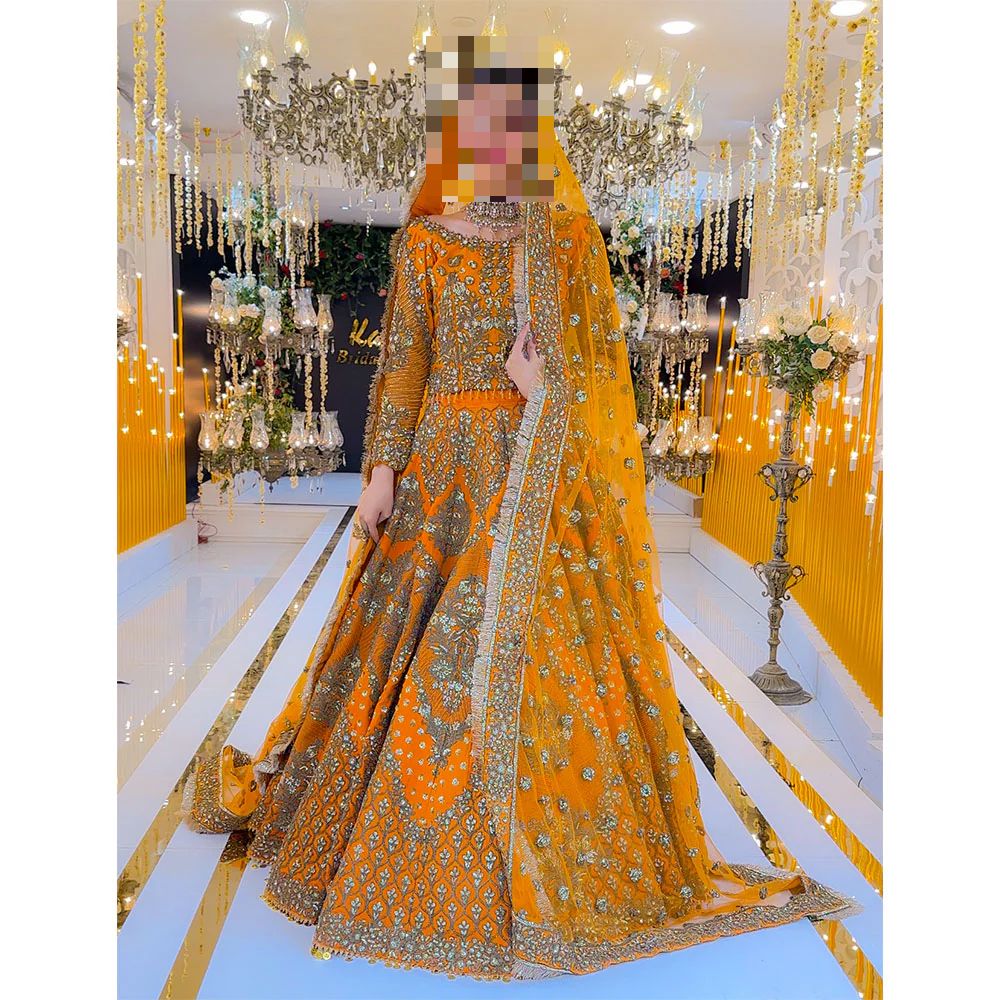 Ayesha’s Mustard Orange Wedding Dress Ayesha’s Mustard Orange Wedding Dress