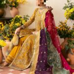 Ayesha’s Mustard Wedding Dress 1