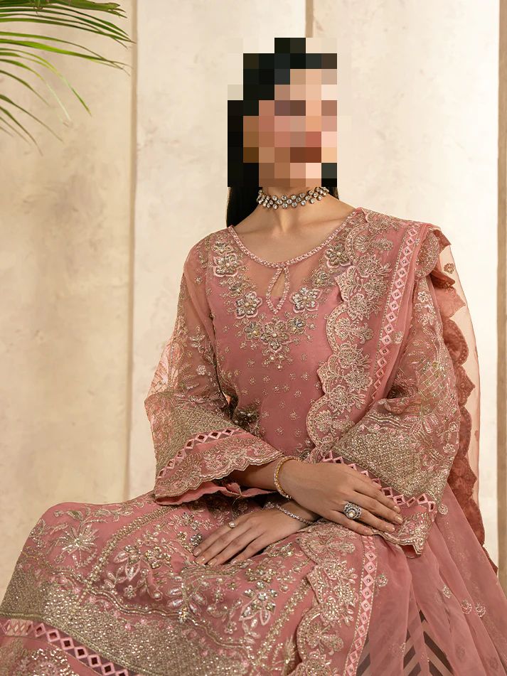 Ayesha’s Muted Blush Pink Wedding Dress Ayesha’s Muted Blush Pink Wedding Dress