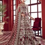 Ayesha’s Opulent Bridal Maroon Bridal Dress 1