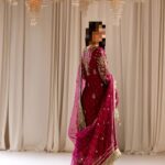 Ayesha’s Opulent Deep Magenta Party Dress