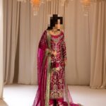 Ayesha’s Opulent Deep Magenta Party Dress 2